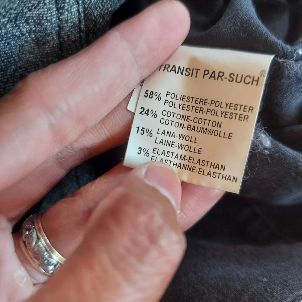 Transit Par Such 330 Wool Blend Jacket Size 2 - Picture 6 of 9